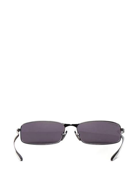 Balenciaga rectangle-frame sunglasses - Black