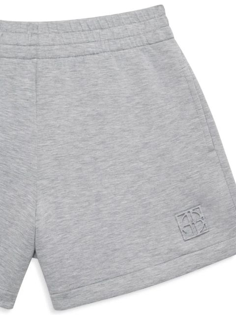 ANINE BING logo shorts - Grey