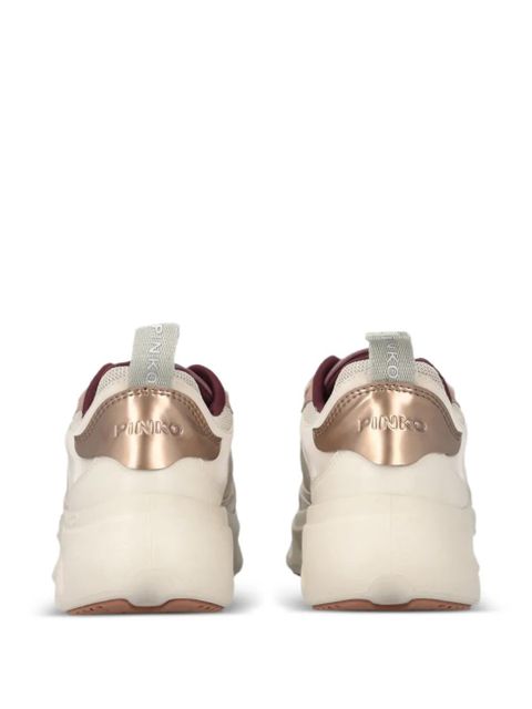 PINKO logo appliqué sneakers - Neutrals