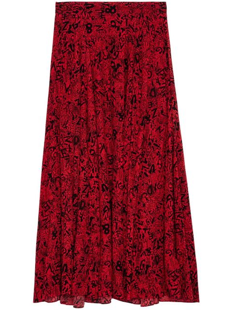 Zadig&Voltaire Joyo soft skirt - Red - zdjęcie produktu nr 1