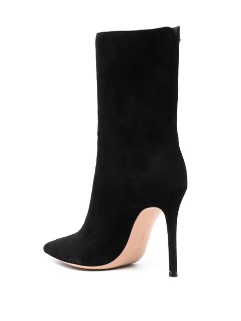 Gianvito Rossi Reus 105mm suede boots - Black - zdjęcie produktu nr 2