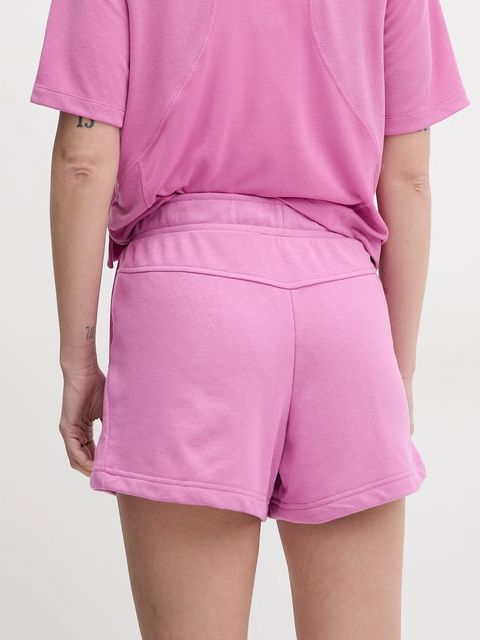 Helly Hansen szorty damskie kolor fioletowy z nadrukiem high waist 54081 - zdjęcie produktu nr 2