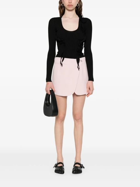 Coperni logo-plaque mini skirt - Pink - zdjęcie produktu nr 2