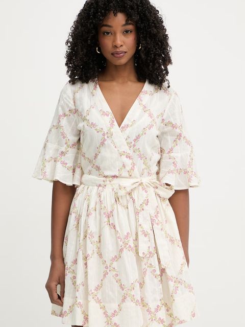 Twinset sukienka kopertowa bawełniana - zdjęcie produktu nr 1