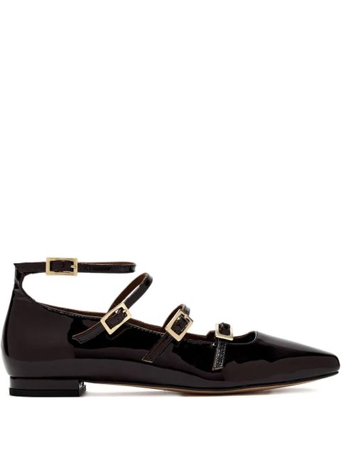 ALOHAS buckle-embellished ballet flats - Brown - zdjęcie produktu nr 1