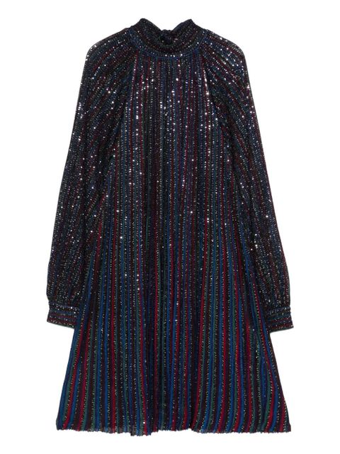 Missoni striped sequin-embellished dress - Blue - zdjęcie produktu nr 1