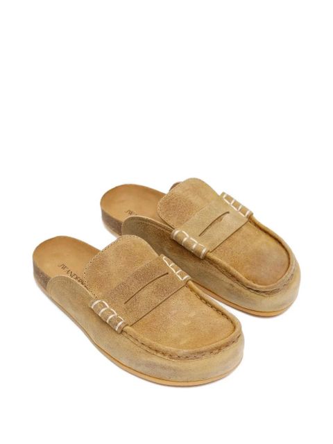 JW Anderson Stitch Detail Loafers - Neutrals