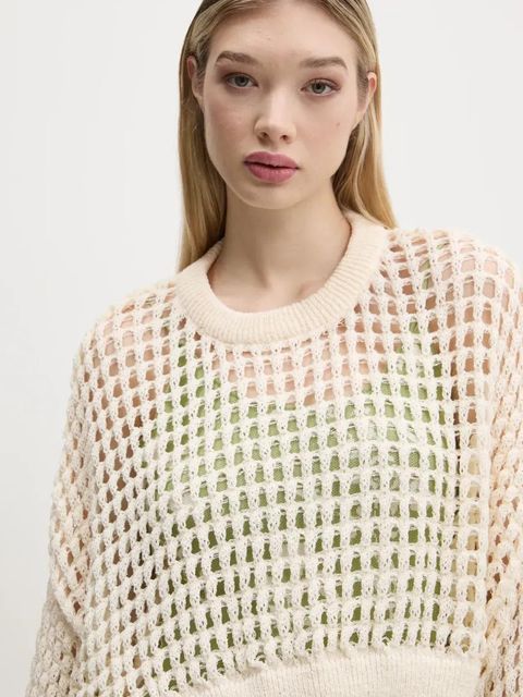 Desigual sukienka i sweter DANA kolor zielony maxi rozkloszowana 25SWVK59