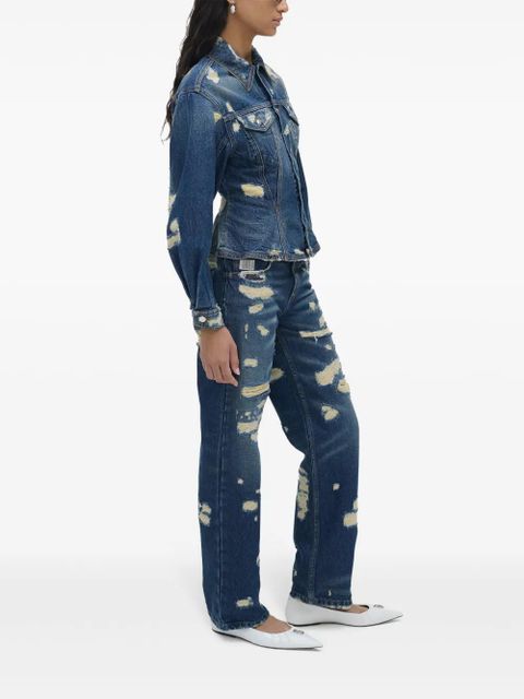 Marc Jacobs distressed denim jacket - Blue