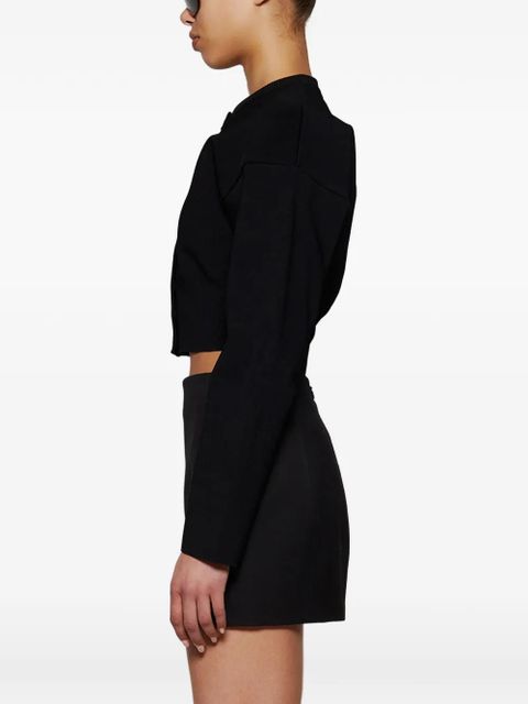 WARDROBE.NYC Matte cardigan - Black