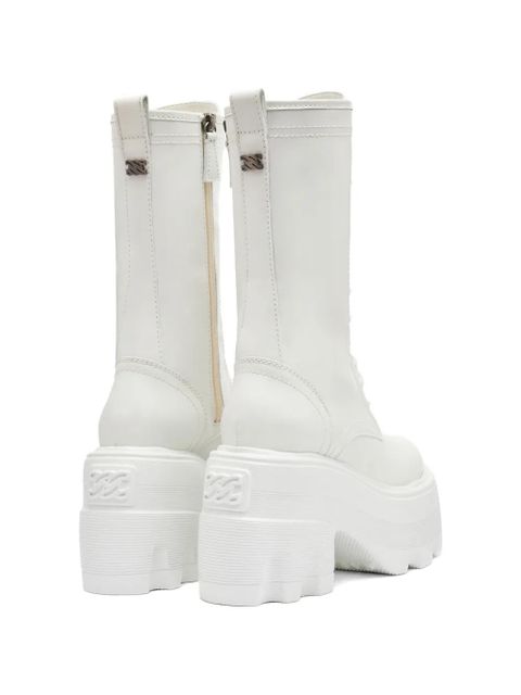 Casadei MAXXXI biker boots - White