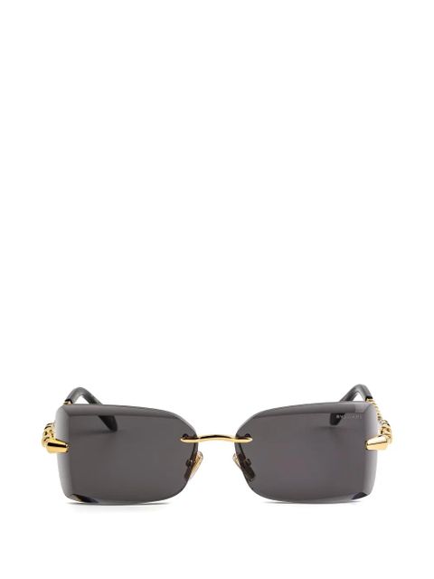 Bvlgari Serpenti rectangle-frame sunglasses - Gold - zdjęcie produktu nr 1