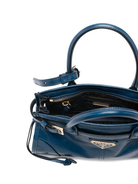 Prada mini Bonnie buckle-detail tote bag - Blue