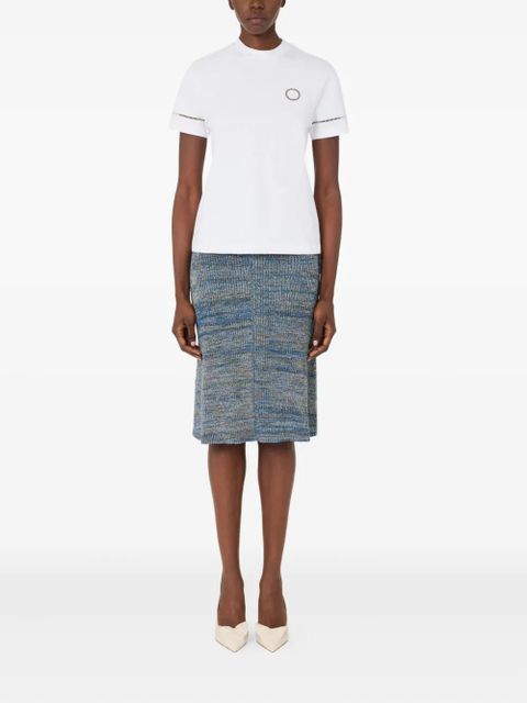 Ferragamo Ajour Sticker short-sleeves T-shirt - White - zdjęcie produktu nr 2