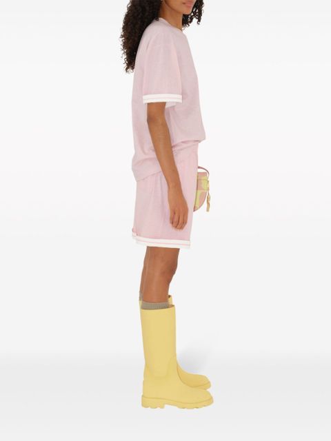 Burberry EKD-print cotton T-shirt - Pink