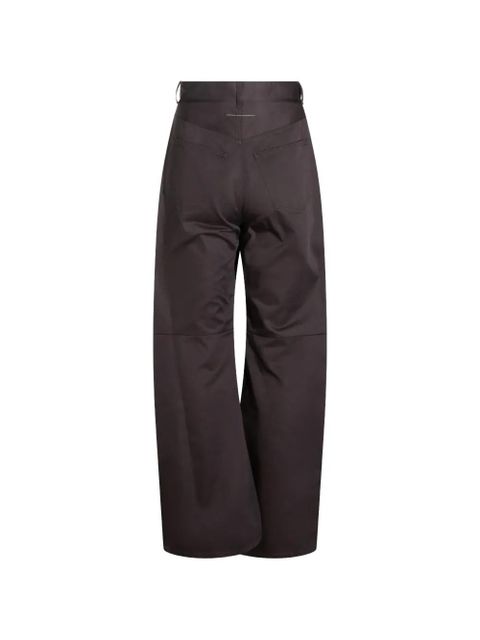 MM6 Maison Margiela back-pocket trousers - Brown - zdjęcie produktu nr 2