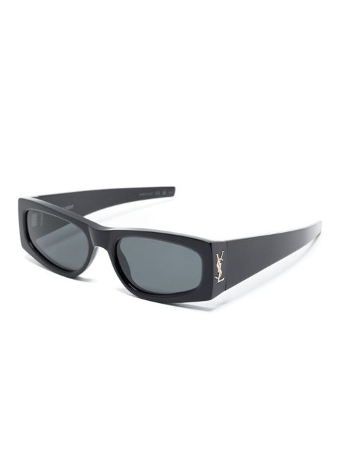 Saint Laurent Eyewear Cassandre-logo sunglasses - Black - zdjęcie produktu nr 2