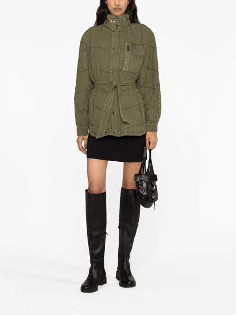 Zadig&Voltaire Kalice belted quilted jacket - Green - zdjęcie produktu nr 2