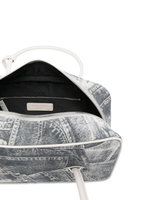 Marge Sherwood graphic-print shoulder bag - Grey