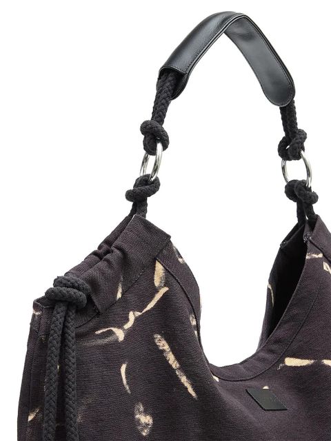 ISABEL MARANT Byron cotton tote bag - Black