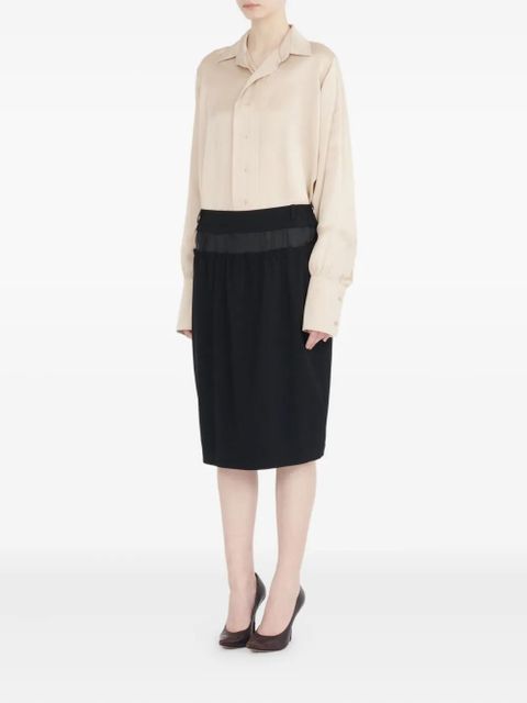 Maison Margiela pencil midi skirt - Black - zdjęcie produktu nr 2