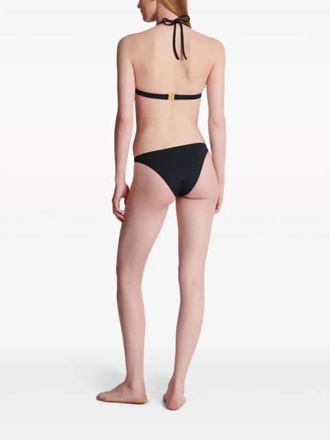 Balmain logo-print triangle bikini set - Black - zdjęcie produktu nr 2