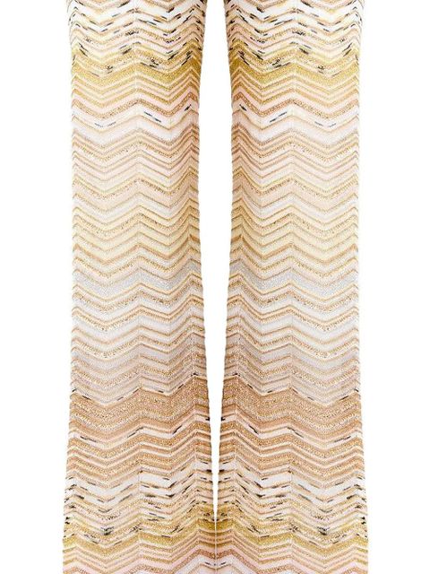 Missoni chevron-pattern trousers - Neutrals - zdjęcie produktu nr 2
