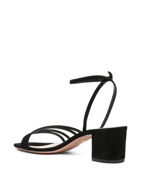 Aquazzura 50mm Latour ankle-strap block-heel sandals - Black - zdjęcie produktu nr 2