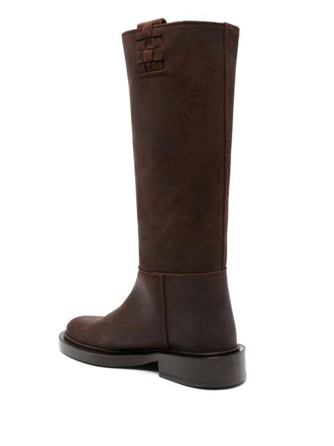 Hereu Anella 45mm suede boots - Brown