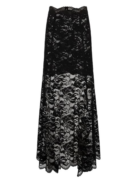 Rabanne flared maxi skirt - Black - zdjęcie produktu nr 1