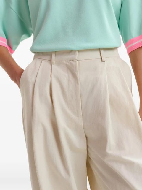 Essentiel Antwerp Jazmine belt-loop pleated trousers - Neutrals