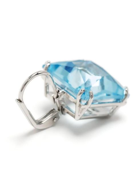 Swarovski Millenia square-cut crystal earrings - Blue