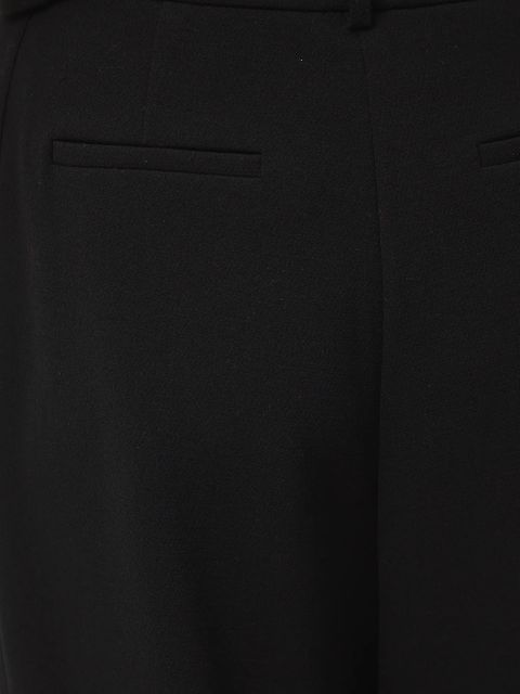 Medicine spodnie damskie kolor czarny szerokie high waist