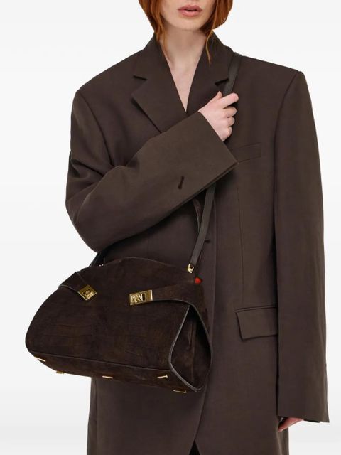 Ferragamo Hug soft shoulder bag (M) - Brown
