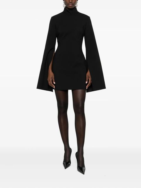 Solace London funnel-neck wide-sleeve mini dress - Black - zdjęcie produktu nr 2