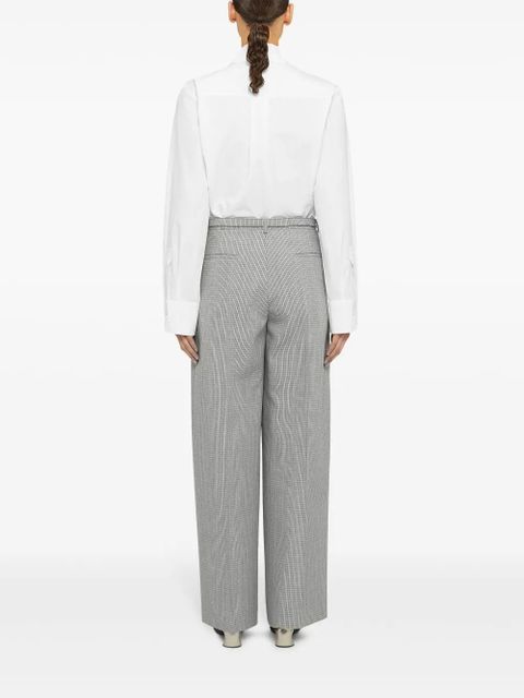 Jil Sander oversized-collar cotton shirt - White