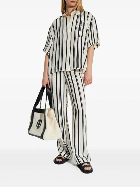ANINE BING striped trousers - Neutrals - zdjęcie produktu nr 2