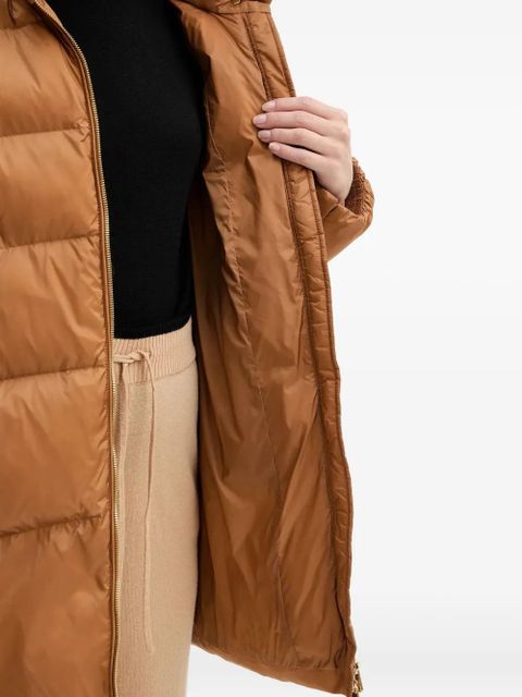 PINKO hooded quilted jacket - Orange