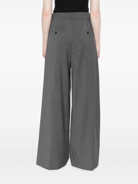 Weekend Max Mara pleated wide-leg trousers - Grey