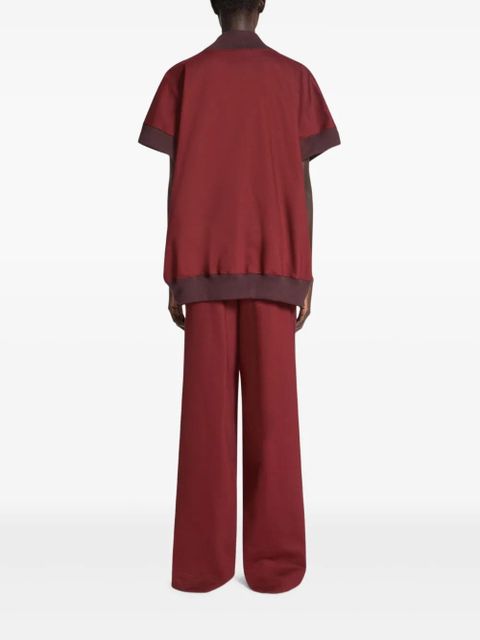 DRIES VAN NOTEN short-sleeved turtleneck sweatshirt - Red