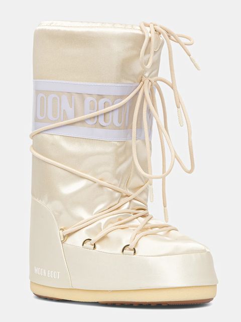 Moon Boot śniegowce MB ICON PEARLY kolor beżowy 80D1403060 L020 - zdjęcie produktu nr 1