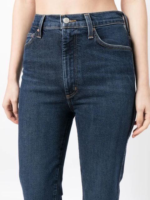 AGOLDE high-rise flared jeans - Blue