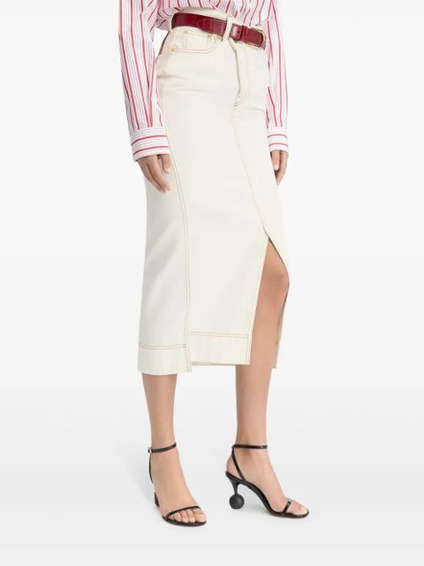 Jacquemus La jupe de-Nîmes midi skirt - Neutrals - zdjęcie produktu nr 2