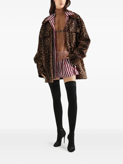 Dolce & Gabbana lace high-neck top - Brown - zdjęcie produktu nr 2