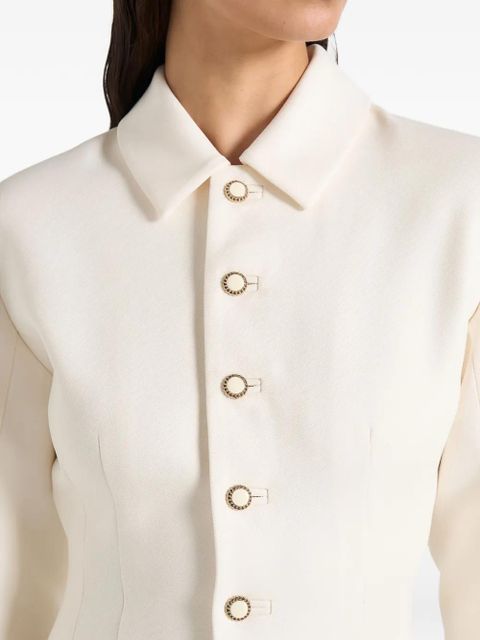 Manière De Voir Amelie button blazer dress - Neutrals