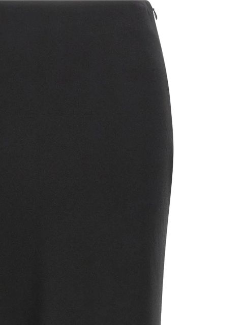 Alessandra Rich crepe maxi skirt - Black
