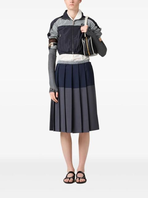 Miu Miu zip-up jacket - Blue