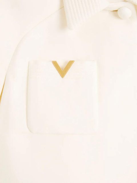 Valentino Garavani velvet cape - Neutrals