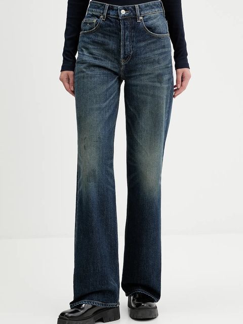 Tommy Jeans longsleeve 2-pack damski kolor granatowy DW0DW17716 - zdjęcie produktu nr 1