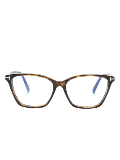 TOM FORD Eyewear square-frame glasses - Brown - zdjęcie produktu nr 1
